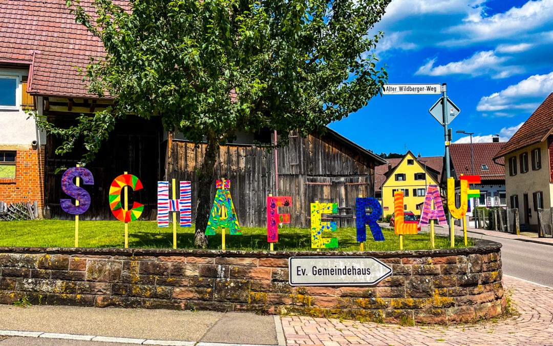 Die Schäferlauf-Buchstaben stehen!